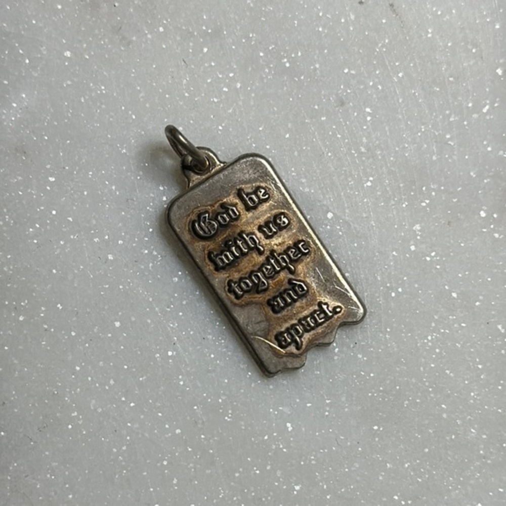 JAMES AVERY \ Retired Sterling Charm / God Be With Us Together & Apart / 925 HTF